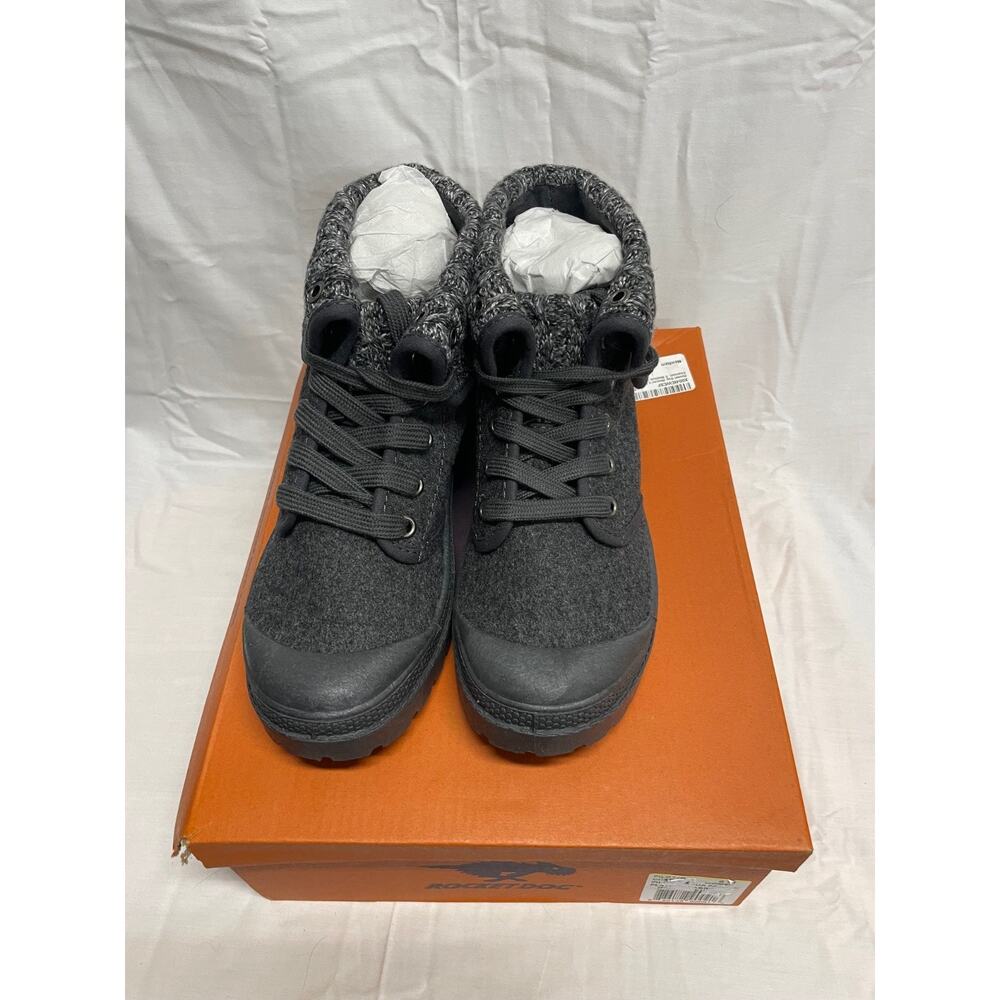 Rocket Dog Women's Boots Size 6 Charcoal Gray Style PilotJP Zip Up New In Box - Picture 5 of 8